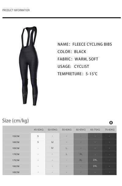 Woman Cycling bibs FLEECE | Acolion 